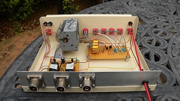 HF Band QRM/QRN Noise Canceller: Inside back view