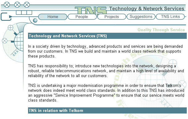 Official Telkom TNS Web Site