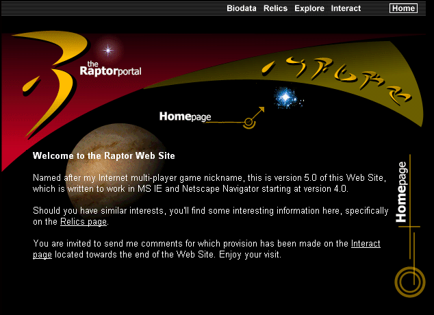 Raptor Portal version 5